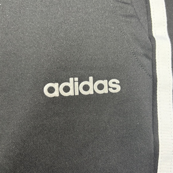 Adidas Black 3-Stripe Track Pants - Picture 5 of 7